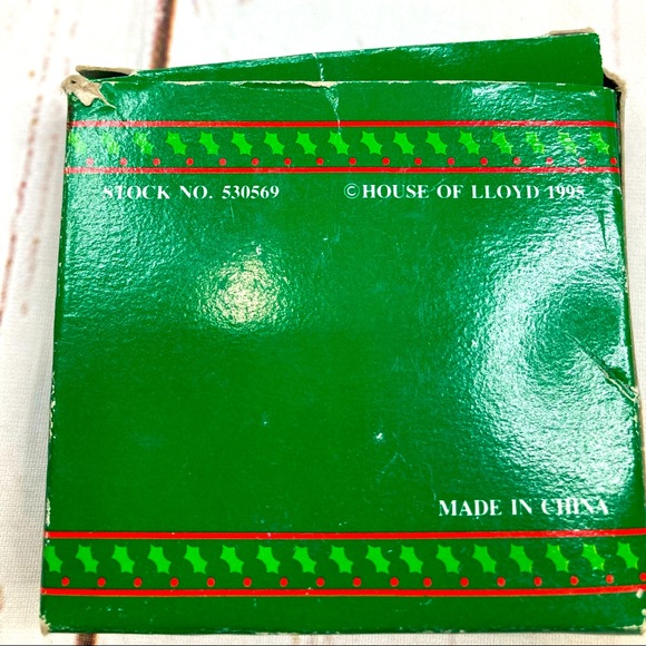 Vintage A+ Teacher Ornament 1995 Christmas Around The World House of Lloyd - Picture 3 of 6